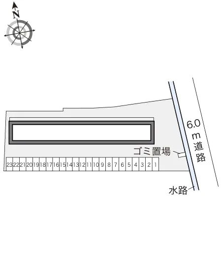 ★手数料０円★高崎市和田多中町　月極駐車場（LP）